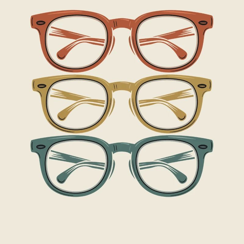 Colorful Glasses Trio Collection
