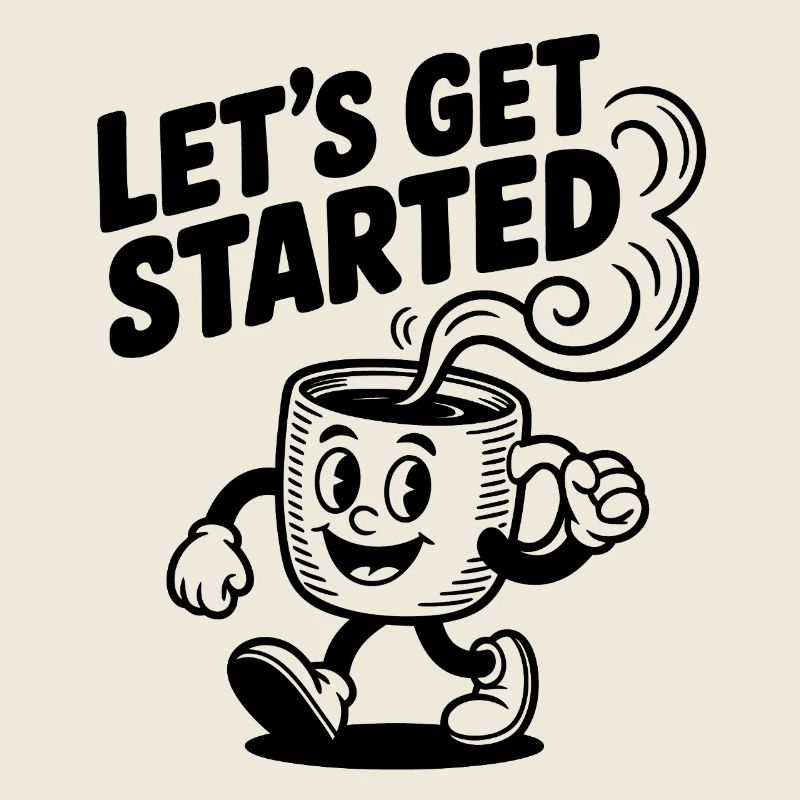 Let’s Get Started Kaffeetasse