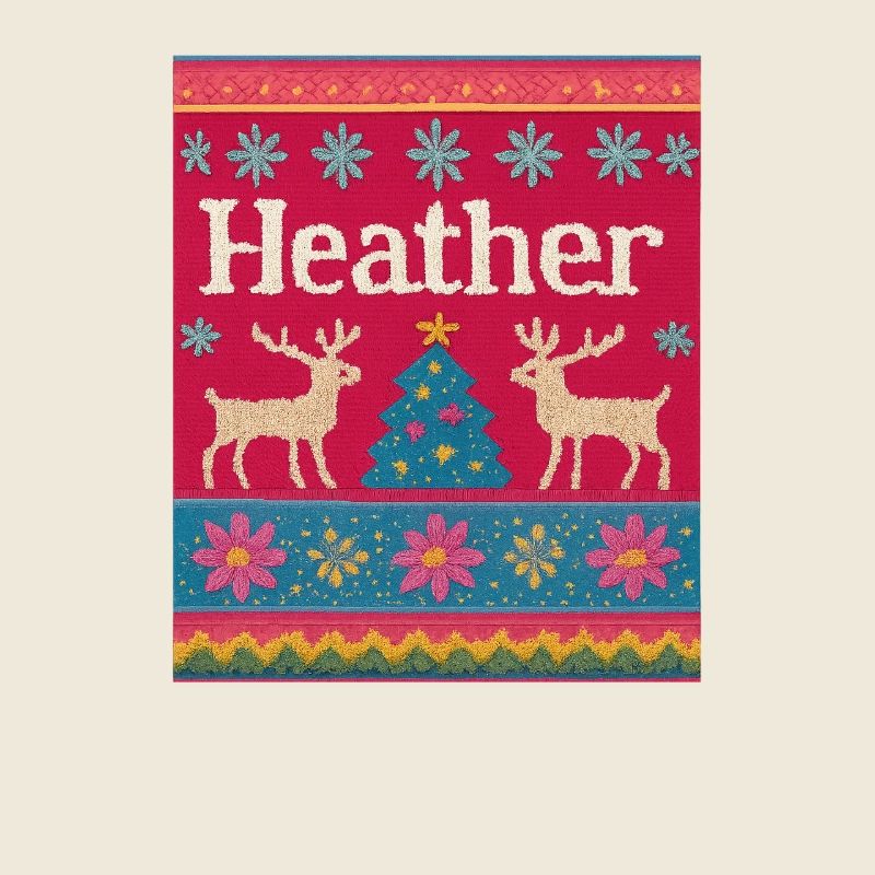 Nom festif Heather Ugly Chrismas Style, Noël