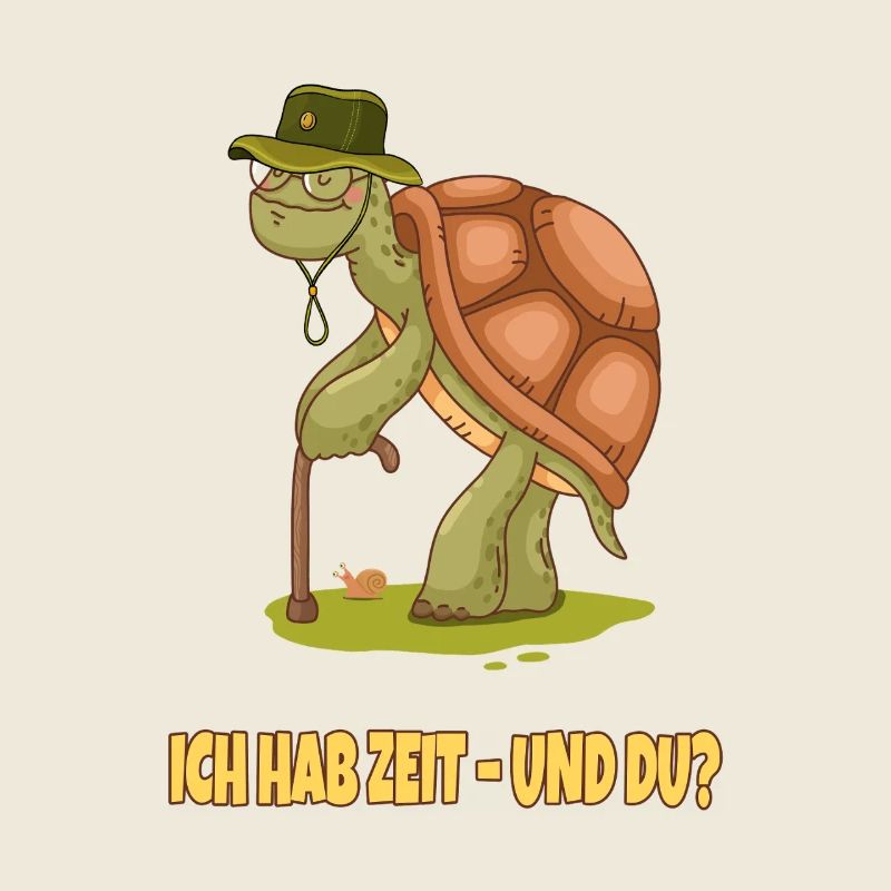 I have time and you – funny chill turtle