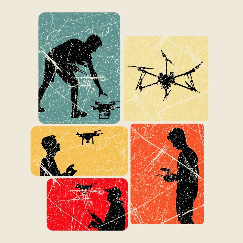 Drone Pilot Panels Art