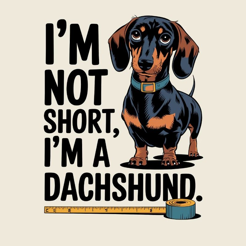 I'm not small, I'm a dachshund