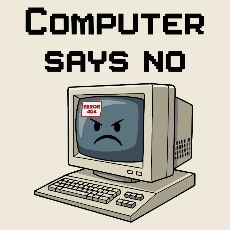 Retro Computer 404 Fehler