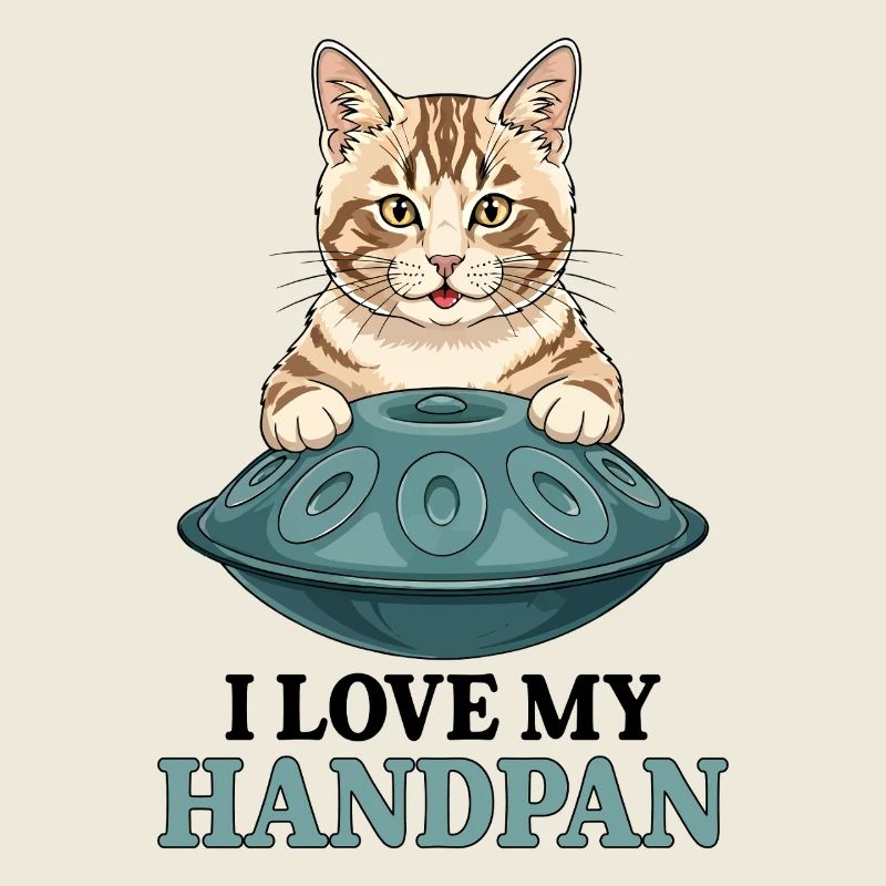 Handpan Cat
