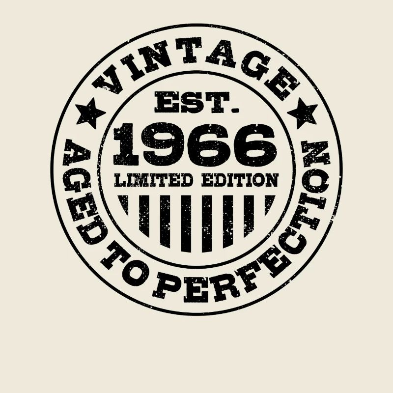 Édition limitée vintage 1966 Rétro Anniversaire