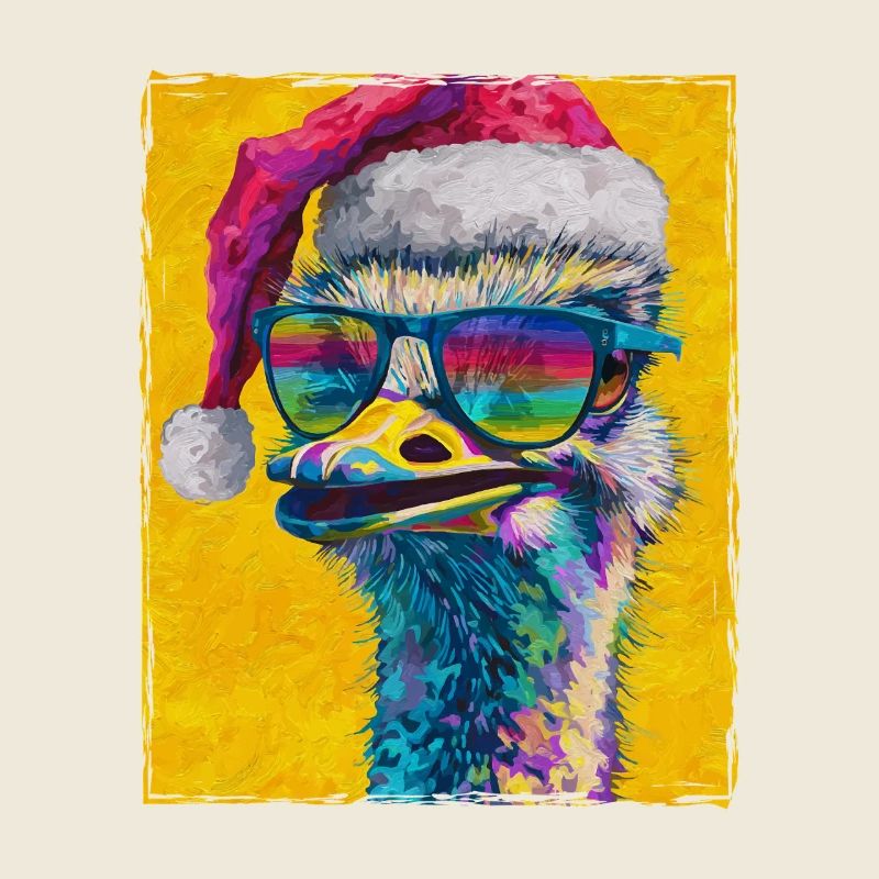 Portrait de Noël au bouquet