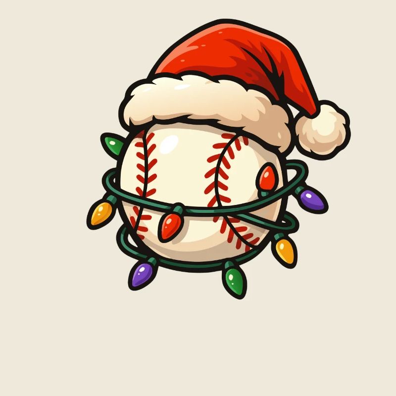 Christmas Baseball Funny Baseball Player Christmas