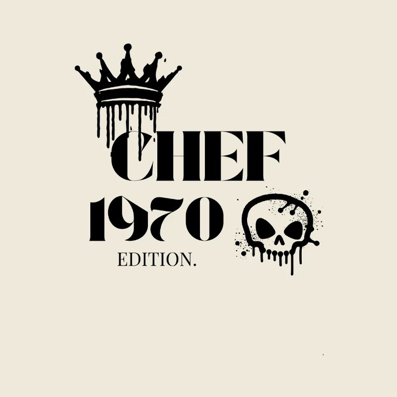 Chef Edition 1970's Funny 55th Birthday Design