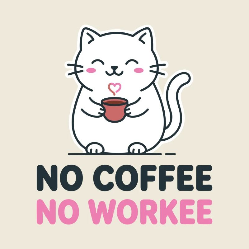 Pas de café, pas de travail.