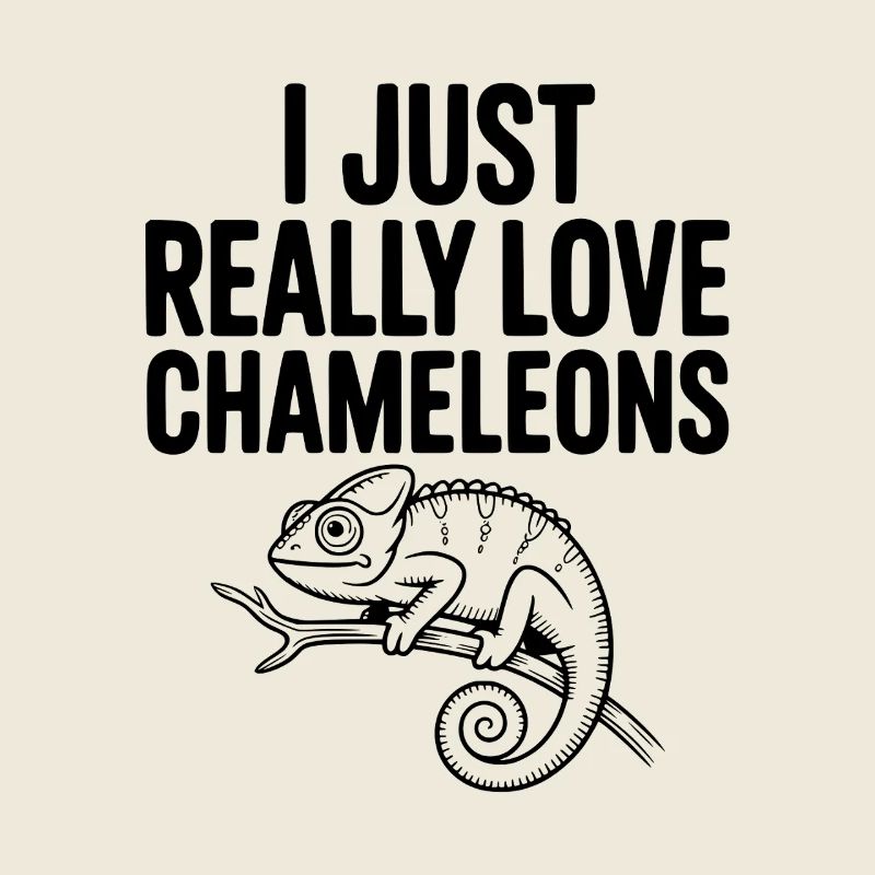 Ich liebe Chamäleons einfach.