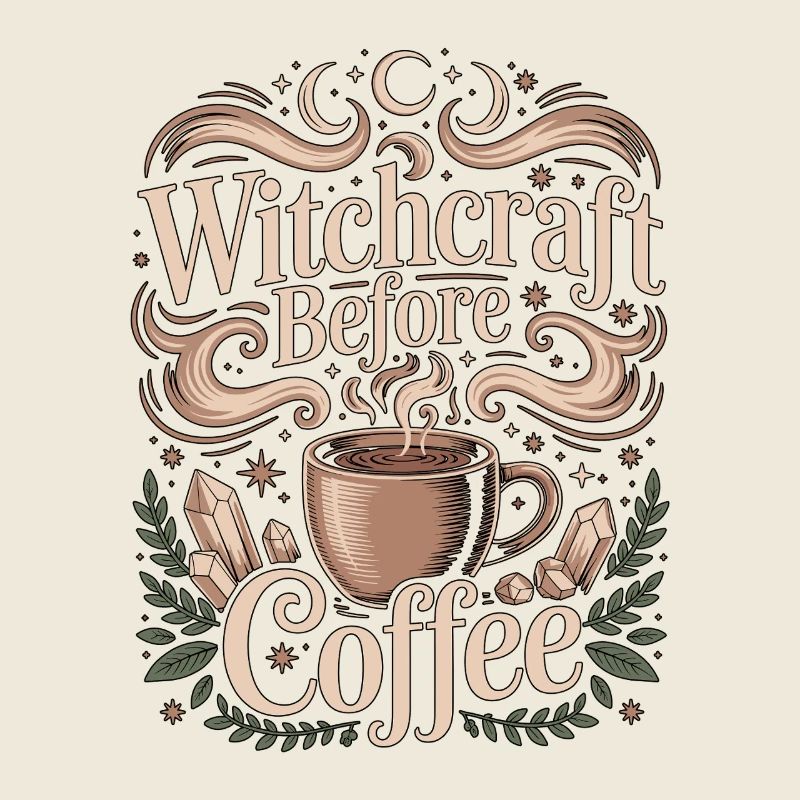 Witchcraft Before Coffee Moon Magic Coffee Lover