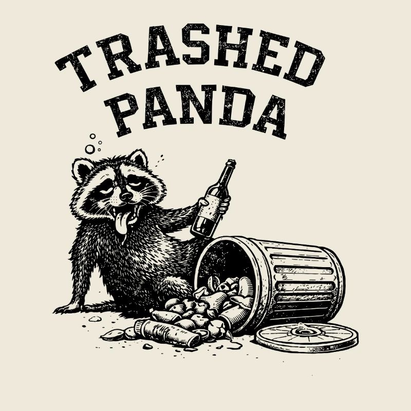 Trashed Panda