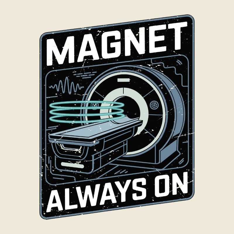 MRI Tech Magnet Always On Radiologist Rad Tech