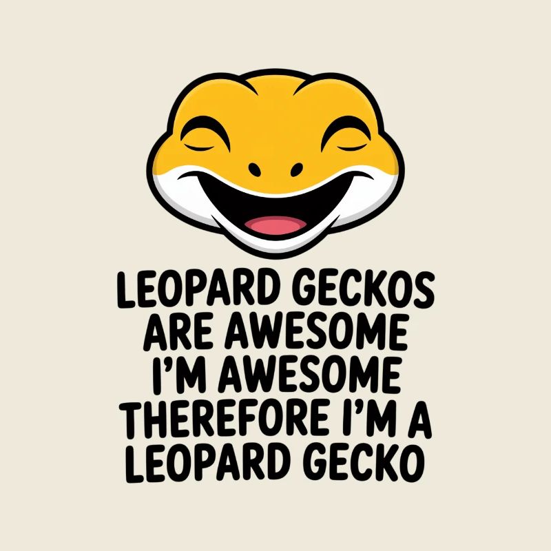 Leopard Gecko Laugh Artwork
