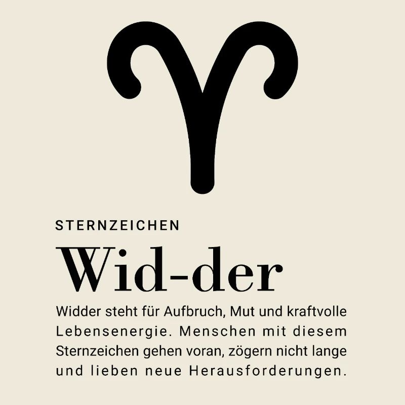 Sternzeichen Widder