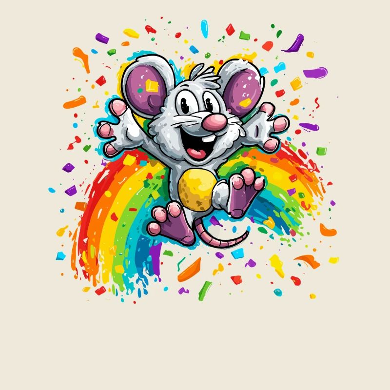 Regenbogen-Maus Farbschauer