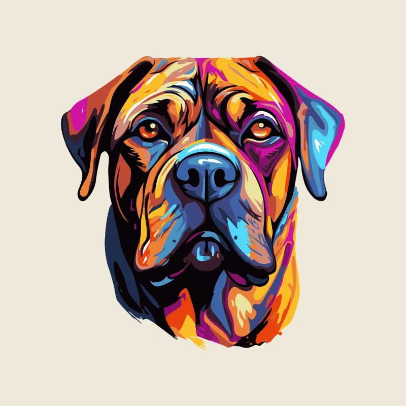 Kaleidoscope Dog Portrait