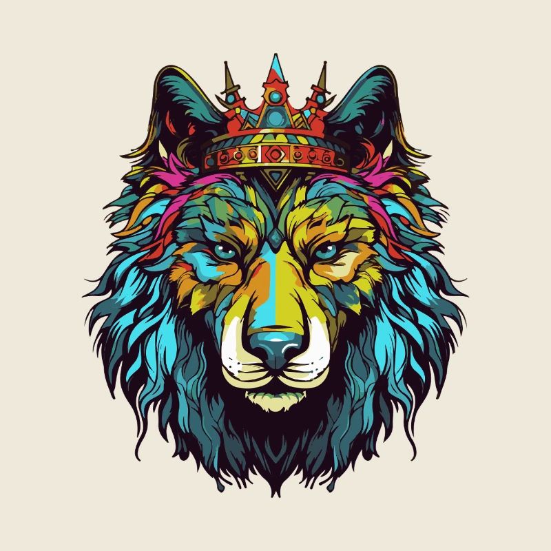 Wolf Comic Crown