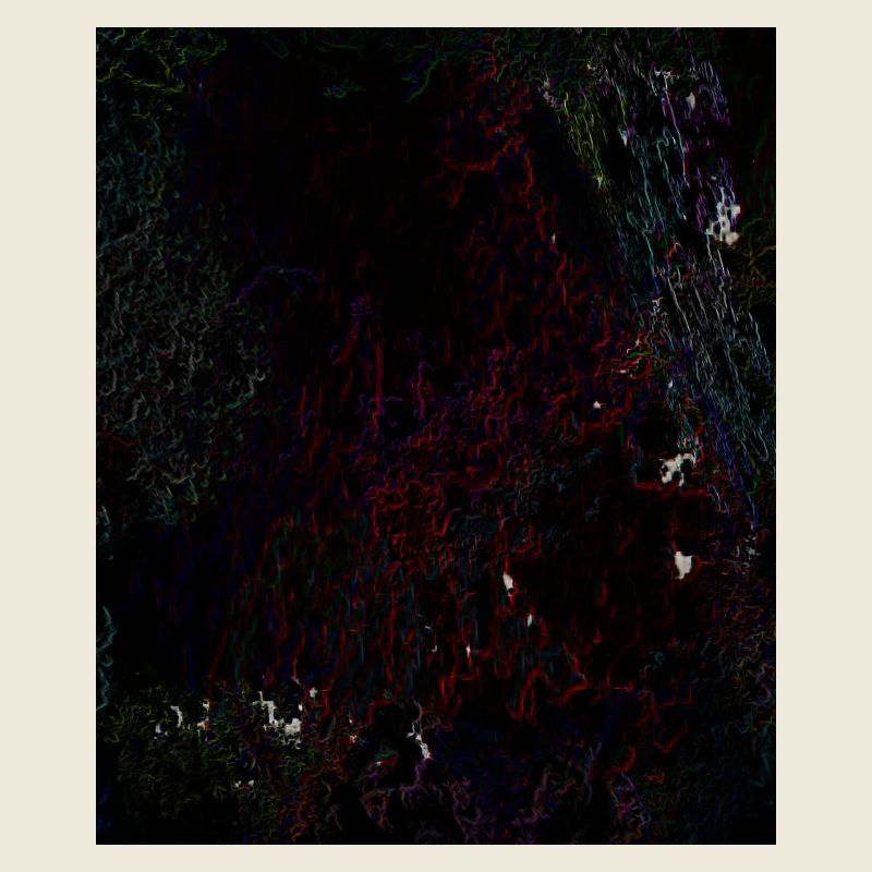 Dark Neon Lines Pattern