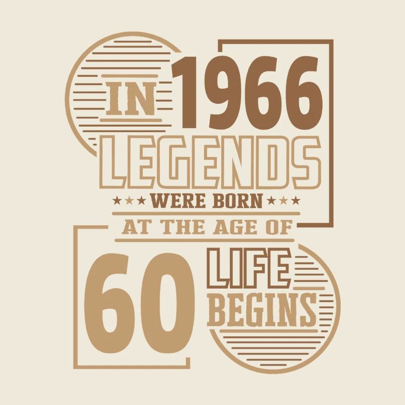 60 Geburtstag 1966 Legenden Retro Leben Spaß