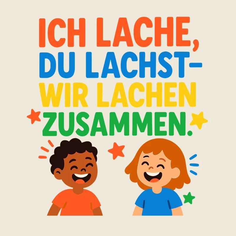 We Laugh Together Saying Design