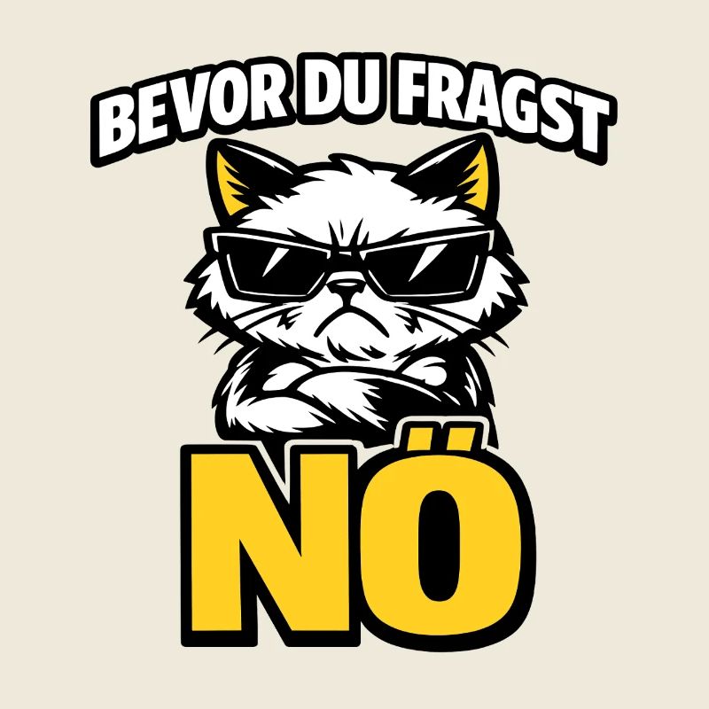 Bevor du fragst: NÖ – Grumpy Katze