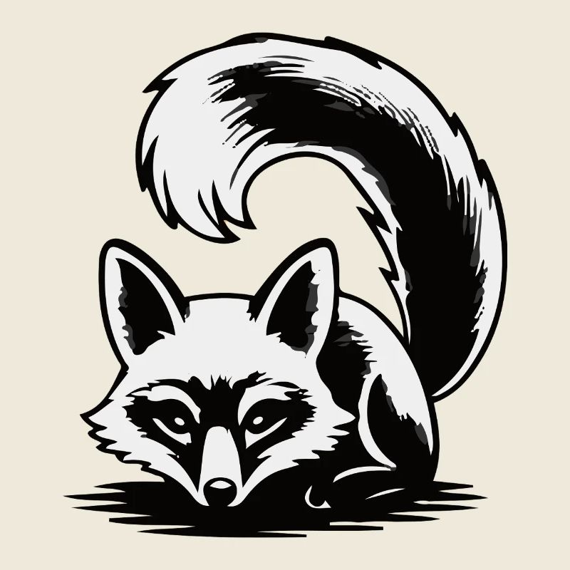 Lunar Fox Silhouette