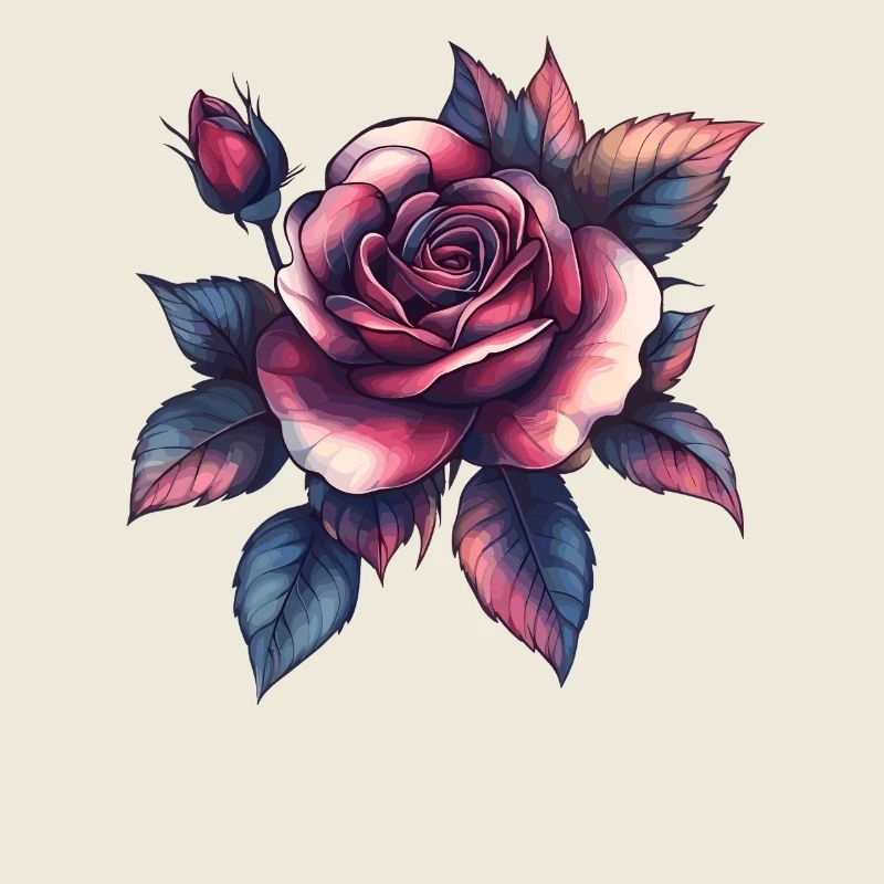 Motif de la Rose de la Nuit