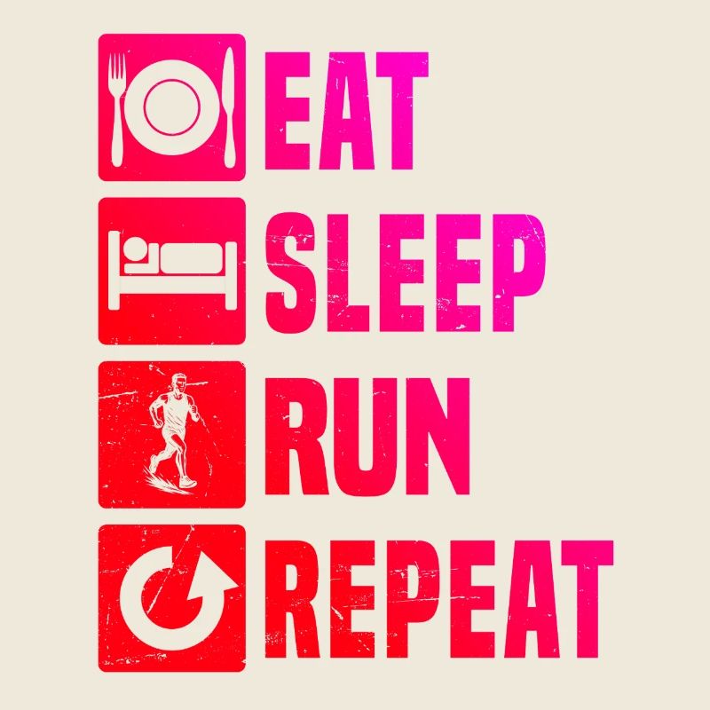 Illustration de course pour la course