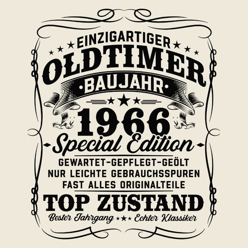 60. Geburtstag 1966 Oldtimer Geschenk Retro