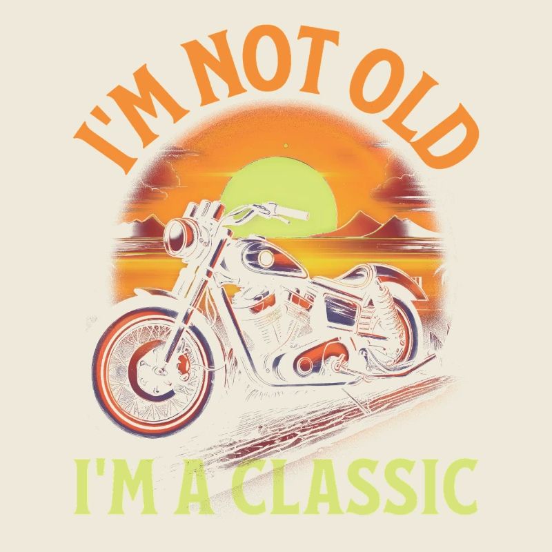 Ich bin nicht alt, ich bin ein klassisches Motorraddesign.