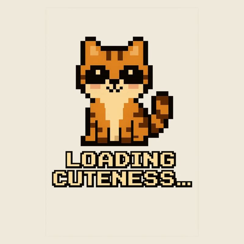 Loading Cuteness Pixel Cat