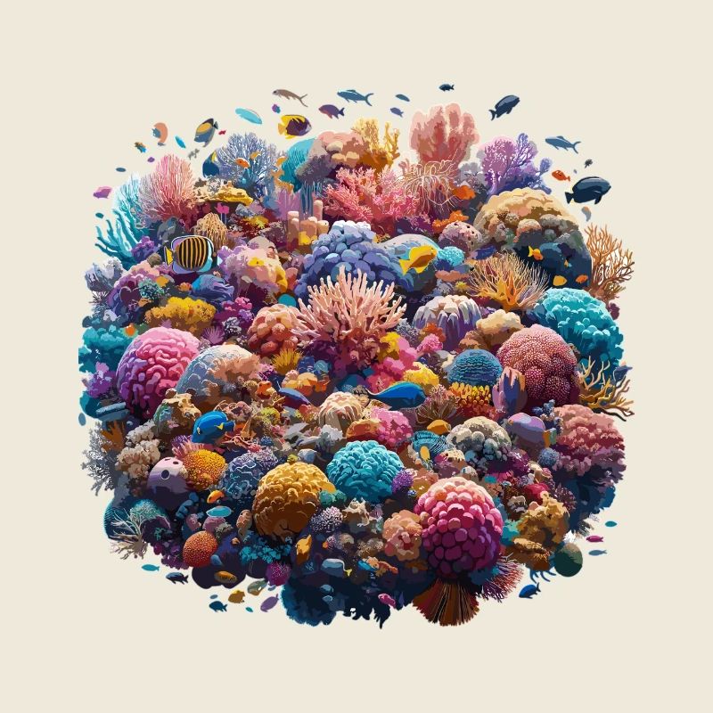 Korallenriff Farbmeer