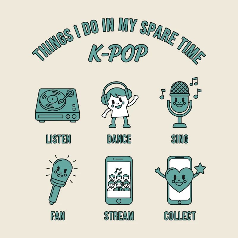 Things I Do In My Spare Time K-Pop Music Love