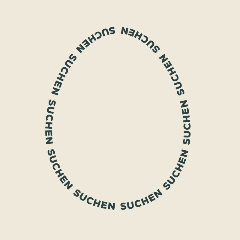 Joyeuses Pâques - Recherche d’œufs de Pâques - Typographie