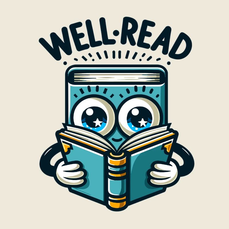 Well Read Book Hero Illustration