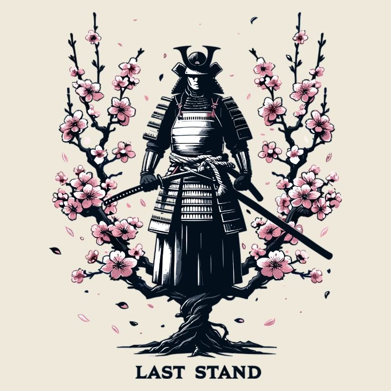 Samurai im Kirschblütenzauber