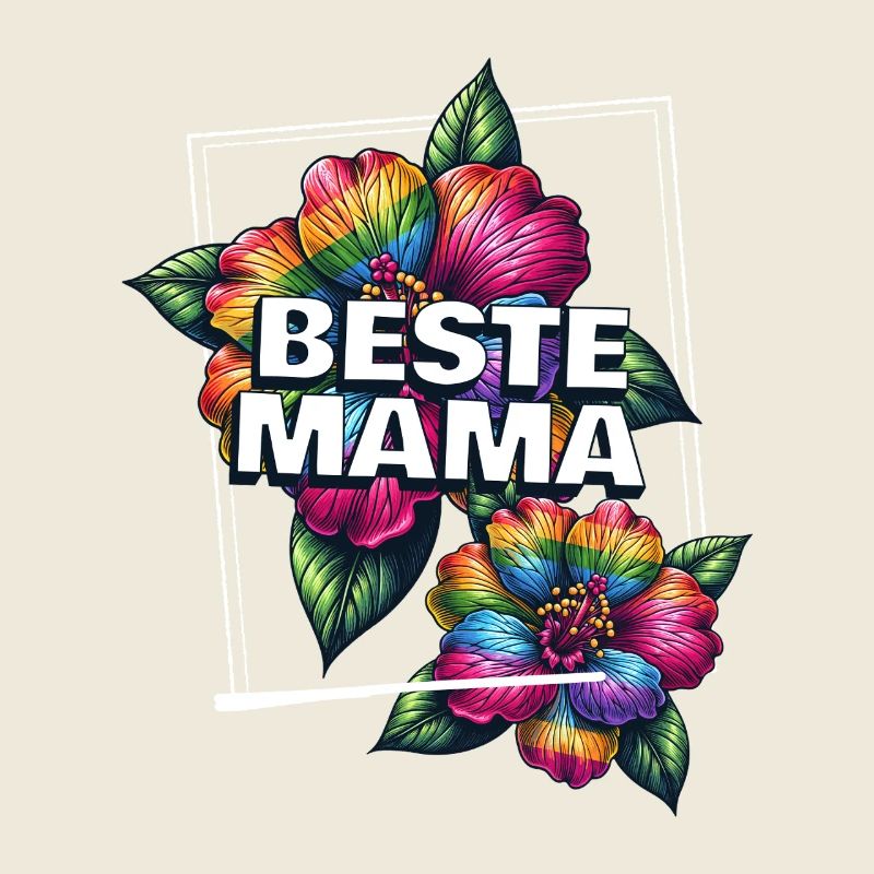 Beste Mama Blumen Muttertags Geschenk