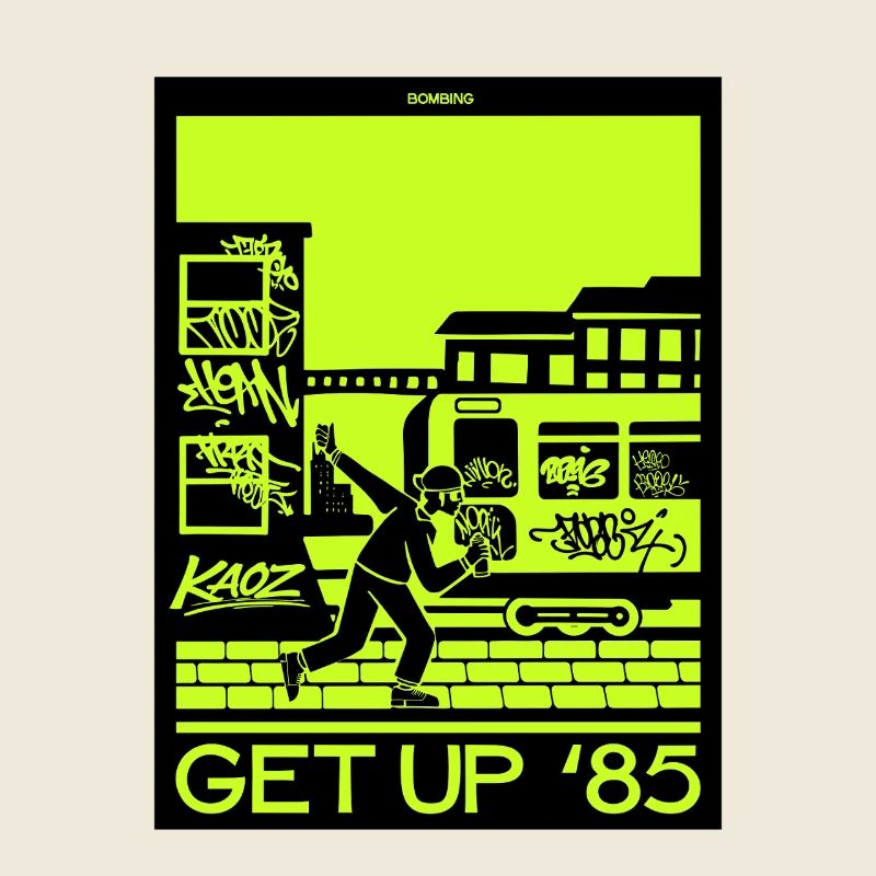 Get Up 85 Graffiti Runner