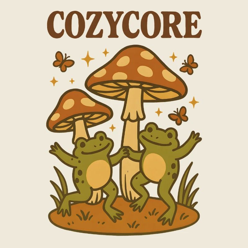 Cozycore Frogs & Mushrooms | Cottagecore