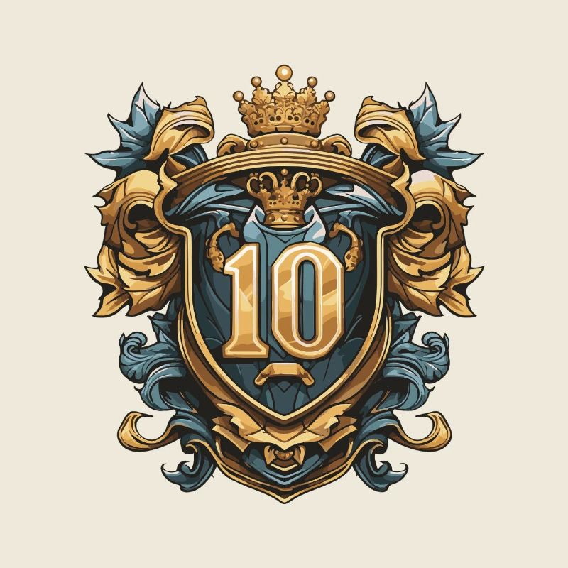 10 Zahl Wappen