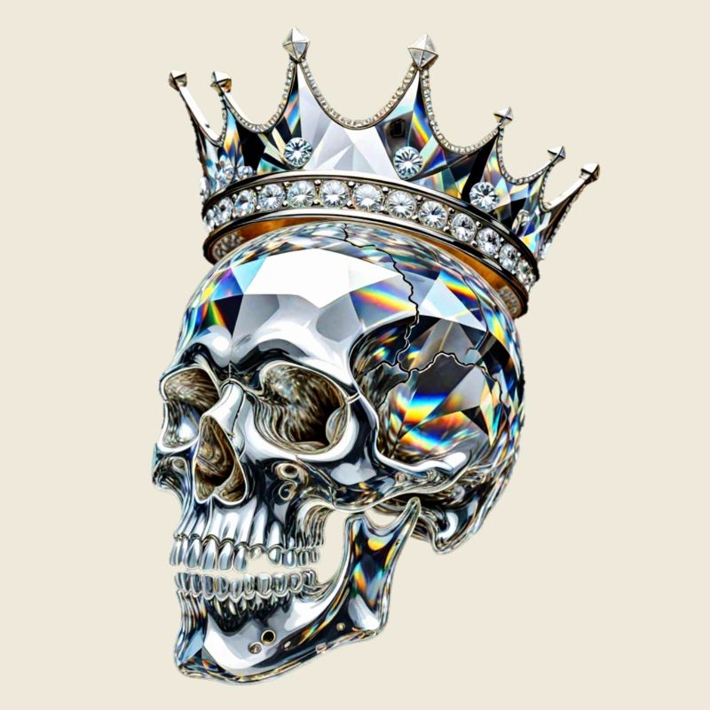 Crystal Skull King Diamond Crown