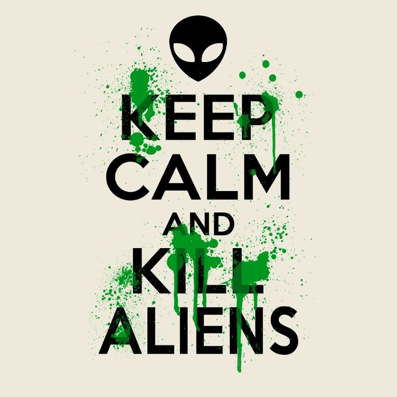 Keep Calm And Kill Funny Aliens