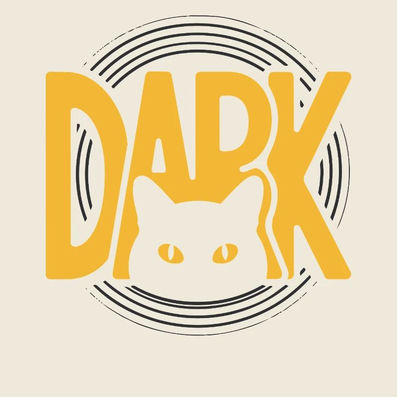 DARK Cat Eyes Design minimaliste