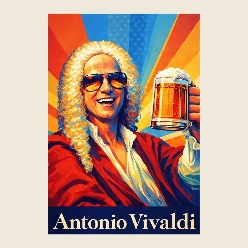 Vivaldi Bier Pop-Art