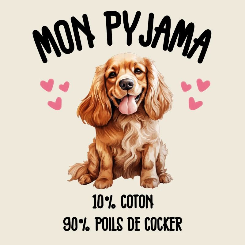 Lustige Cocker Spaniel Hundepyjamas