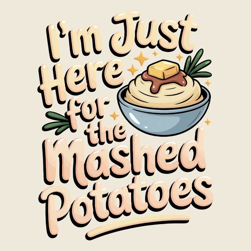 I'm only here for the mashed potatoes