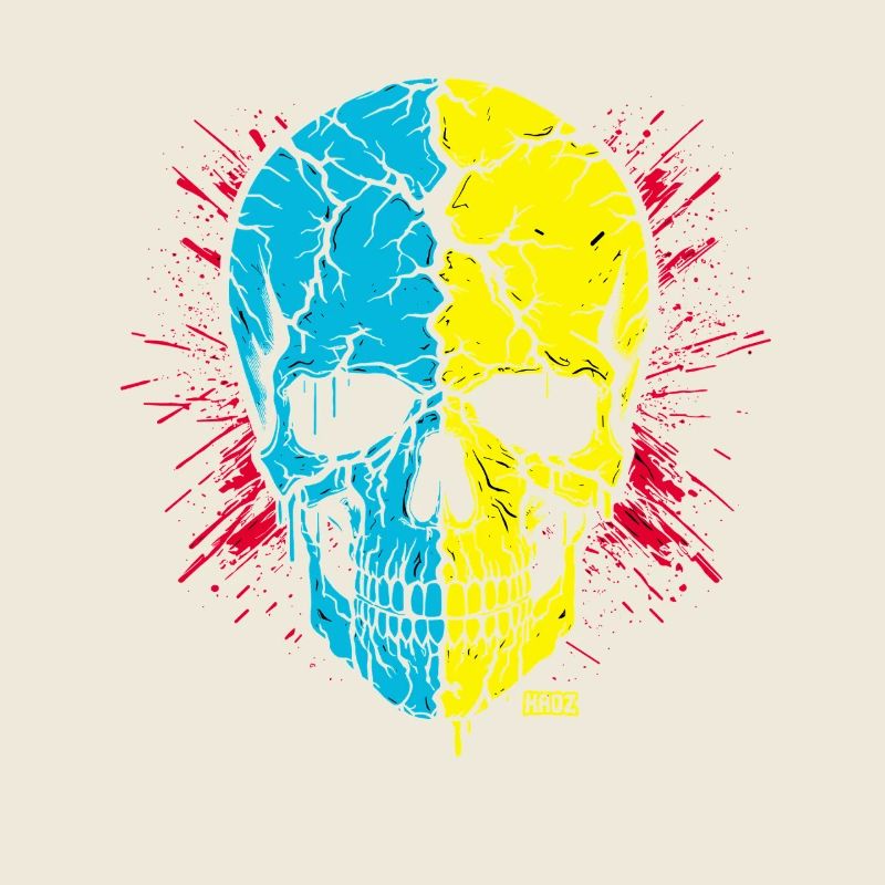 Skull Split Neon Palette