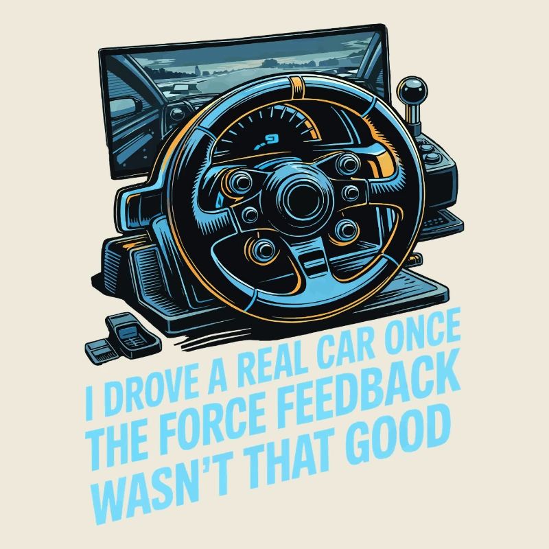 Ich bin einmal ein echtes Auto gefahren, das Force