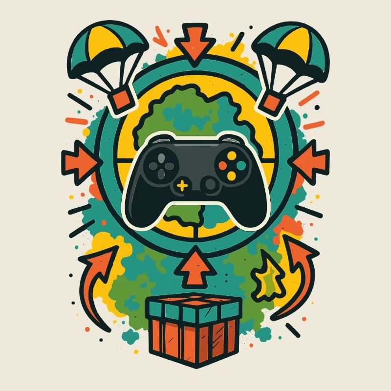 Airdrop Controller Target Circle Gamer